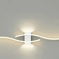 Lumivora Wave LED Wandlamp | Modern Golf-Design | Energiebesparend & Stijlvol | 60×15 cm | Warm, verblindingsvrij licht