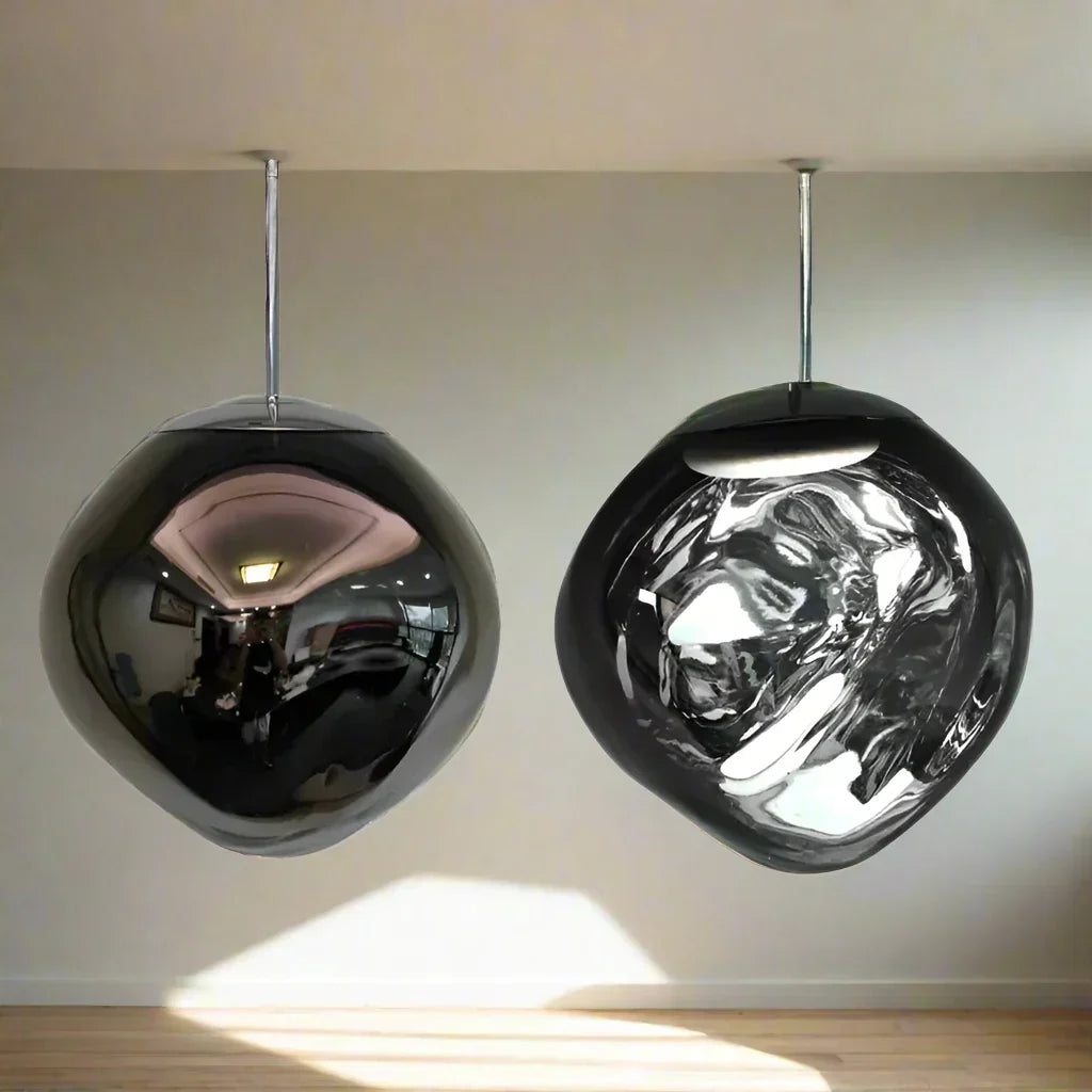 Noordse glazen hanglampen