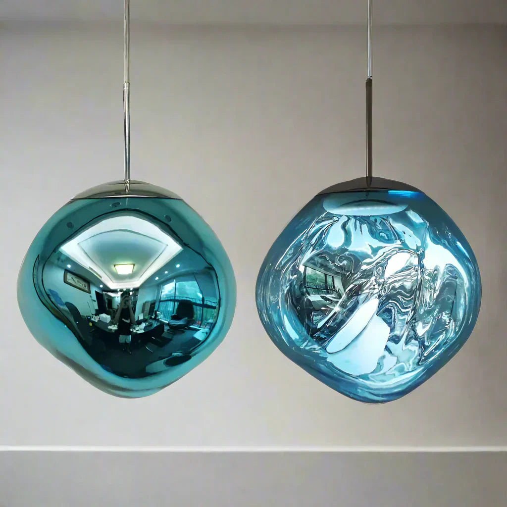 Noordse glazen hanglampen