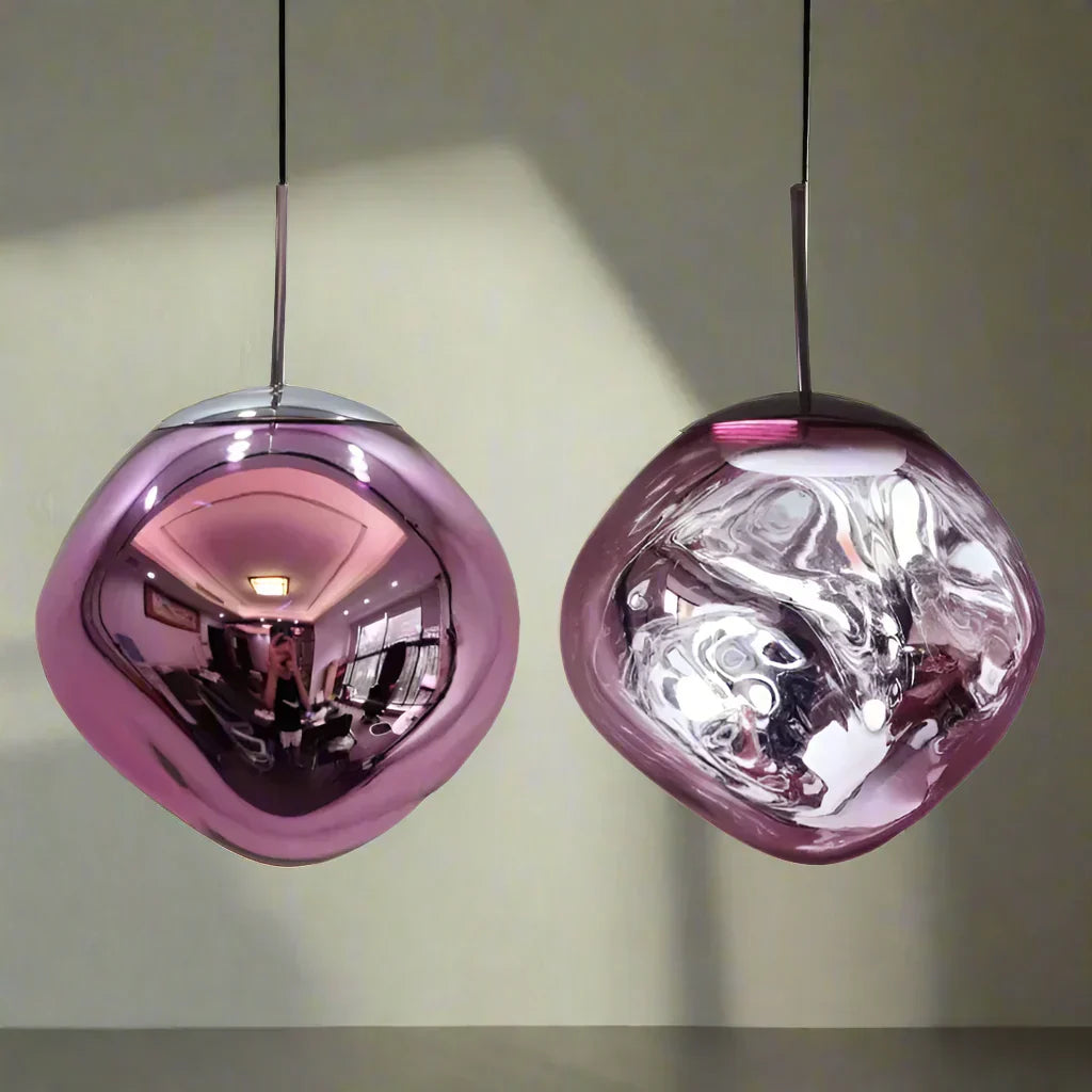 Noordse glazen hanglampen