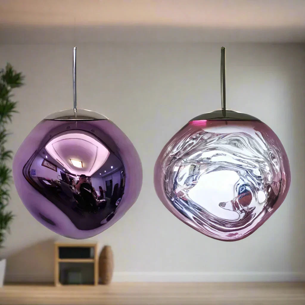Noordse glazen hanglampen