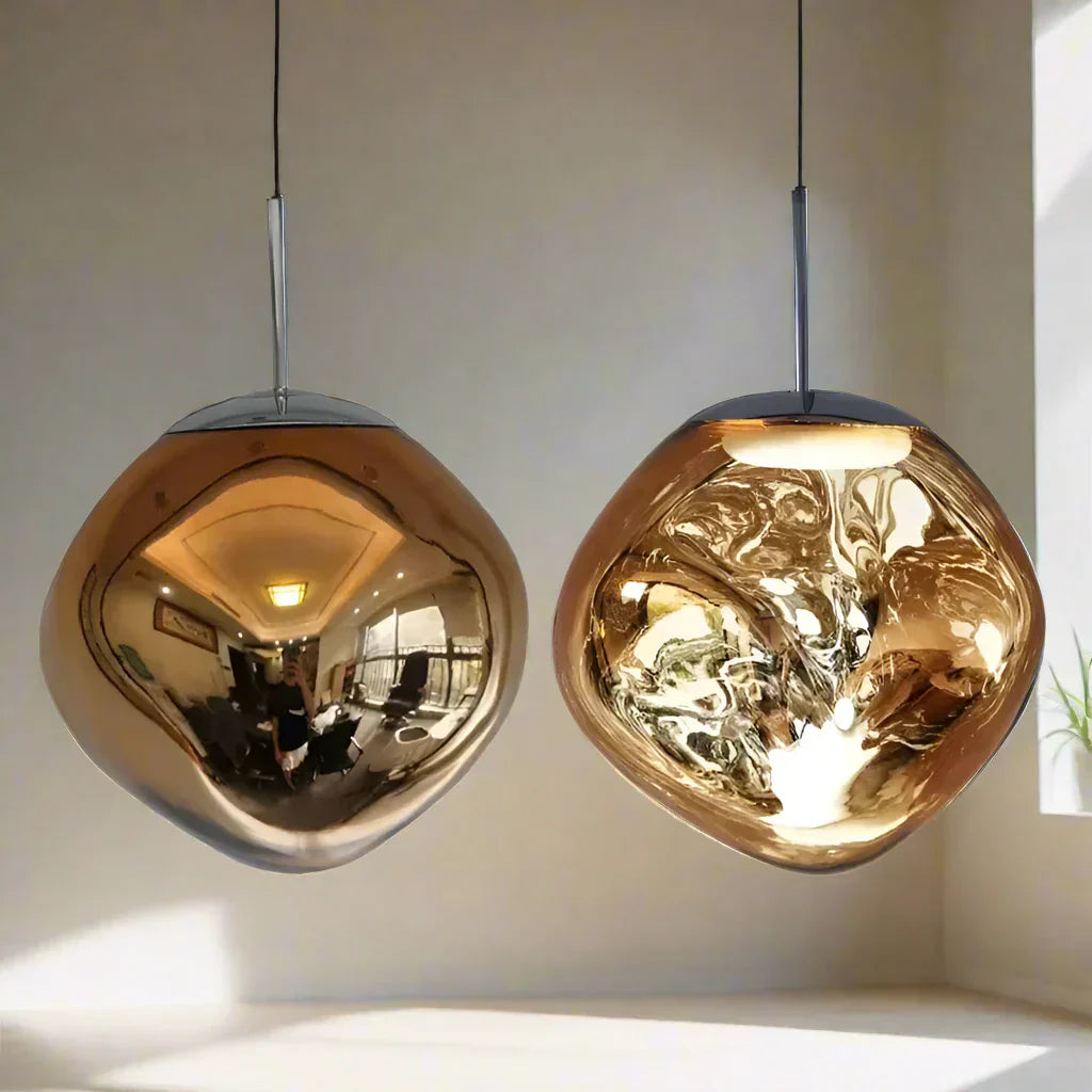 Noordse glazen hanglampen