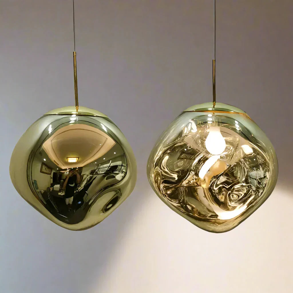 Noordse glazen hanglampen