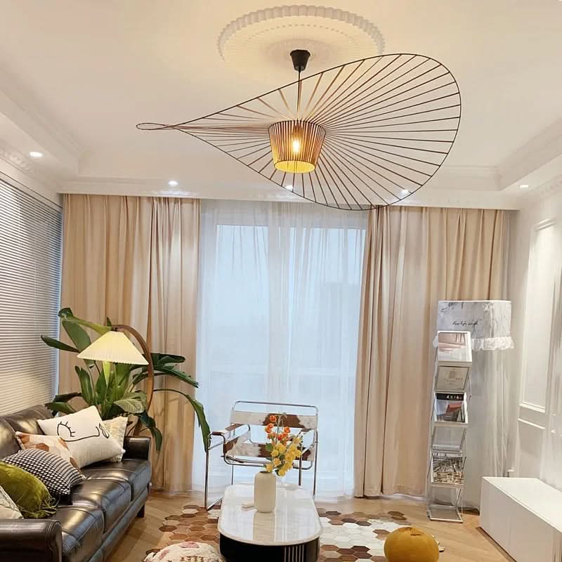 Amalfi Hanglamp Tijdloos Lichtontwerp Golfpatroon Dimbaar Verlichting Woonkamer