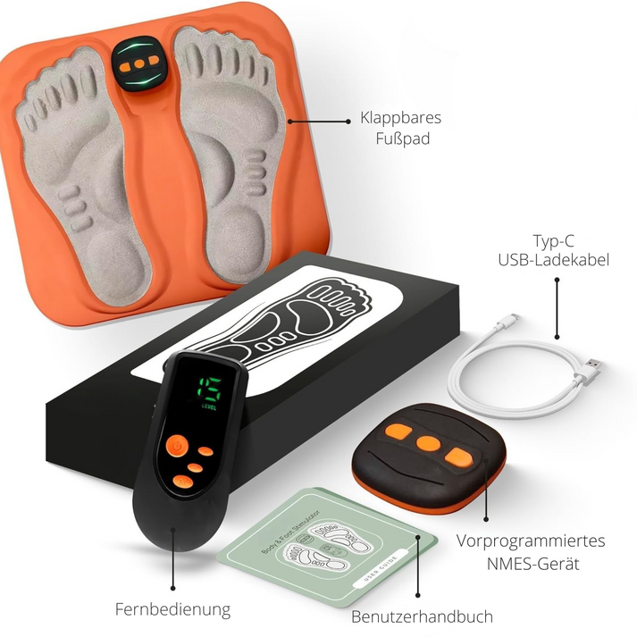 Stimulator voor verlichting van neuropathie | Verlicht pijn en herstelt de doorbloeding | Brehn