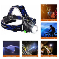 Hodelykt | Oplaadbare Waterdichte Zoom LED Hoofdlamp