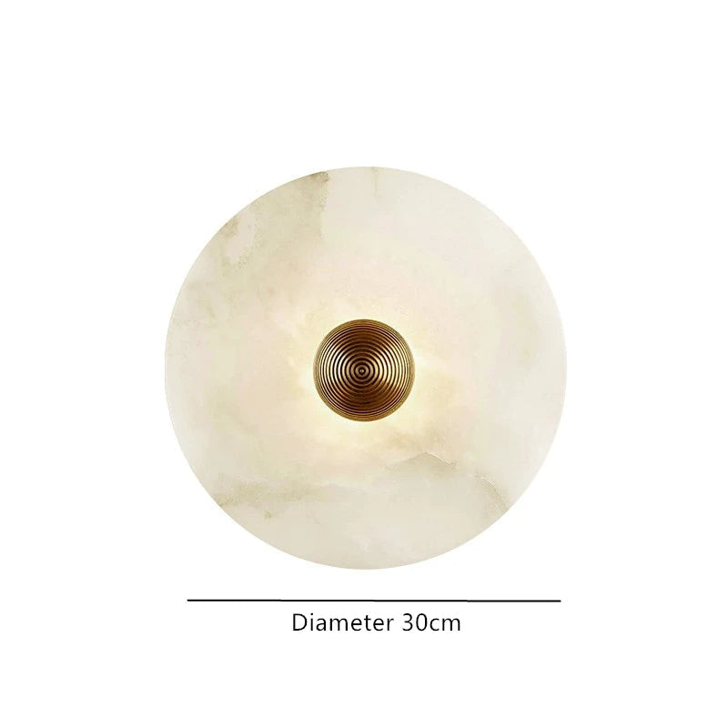 Alabaster Stralings Minimalistische Elegantie Wandlamp
