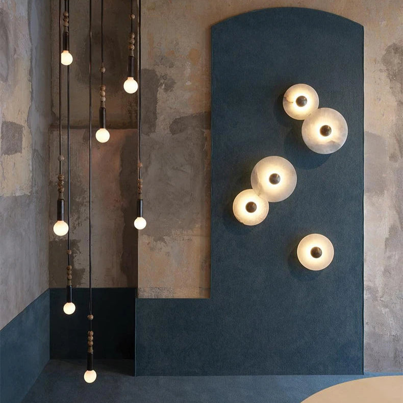 Alabaster Stralings Minimalistische Elegantie Wandlamp
