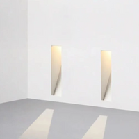 Nordic Frameless Trap LED Sensor Metaal Wandlamp