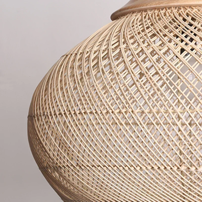Boho Stijl Rieten Hanglamp
