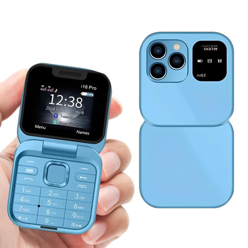Skanto | Opvouwbare Flip-Telefoon Dual SIM | 1,77" Scherm | 1000 mAh | Micro USB