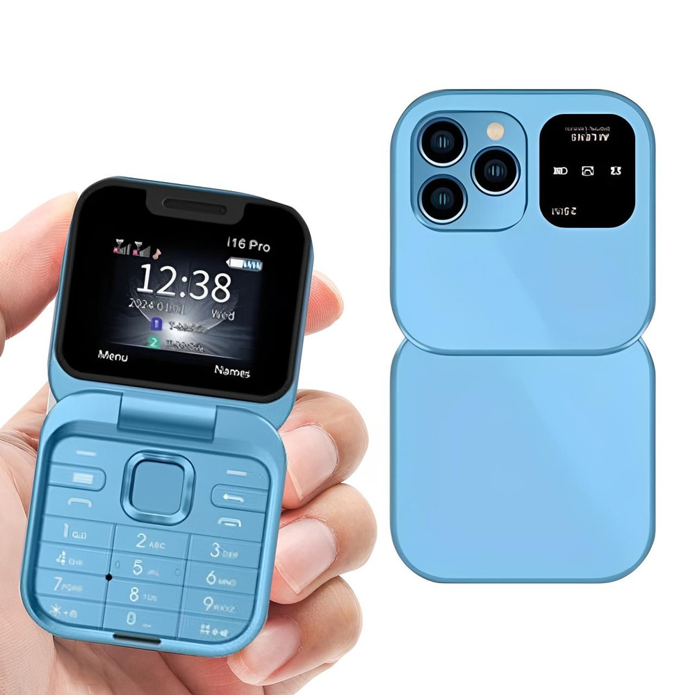 Skanto | Opvouwbare Flip-Telefoon Dual SIM | 1,77" Scherm | 1000 mAh | Micro USB