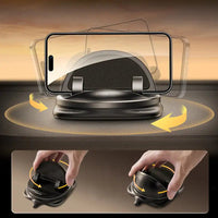 360° RotateX | Verstelbare Telefoonhouder voor Auto Zwart | Vanero