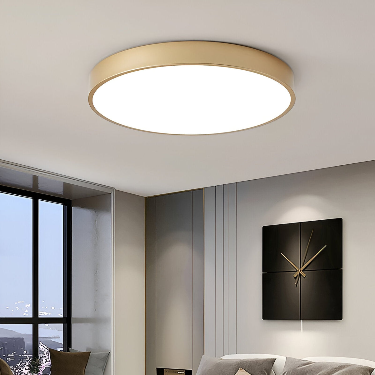 Nordic Macaron Ronde LED Plafondlamp