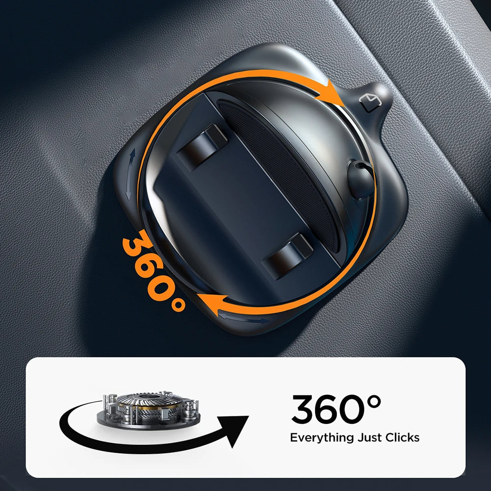 360° RotateX | Verstelbare Telefoonhouder voor Auto Zwart | Vanero