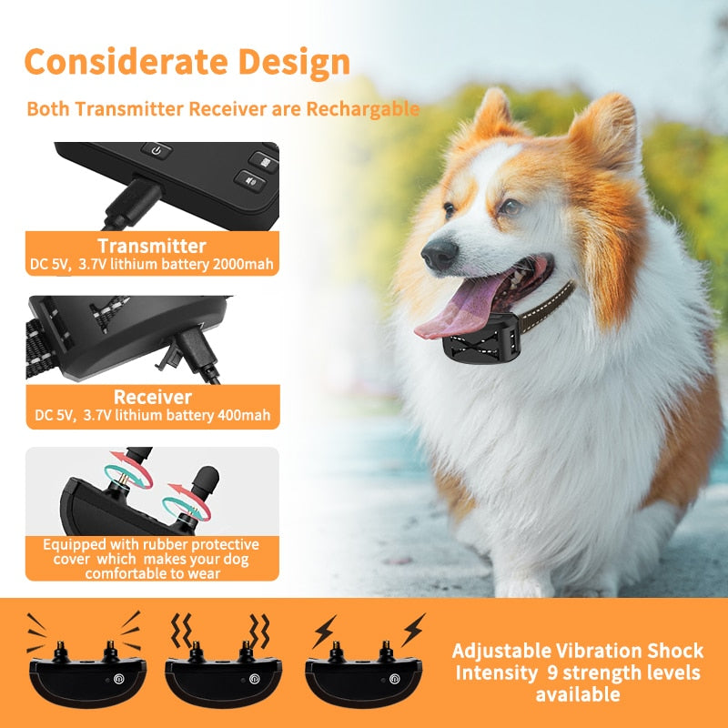 FenceMate Draadloze Grens Halsband Voor Honden Met Trainingsmodi