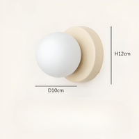 Nordic Rounded Macaron Minimalistische Wandlamp