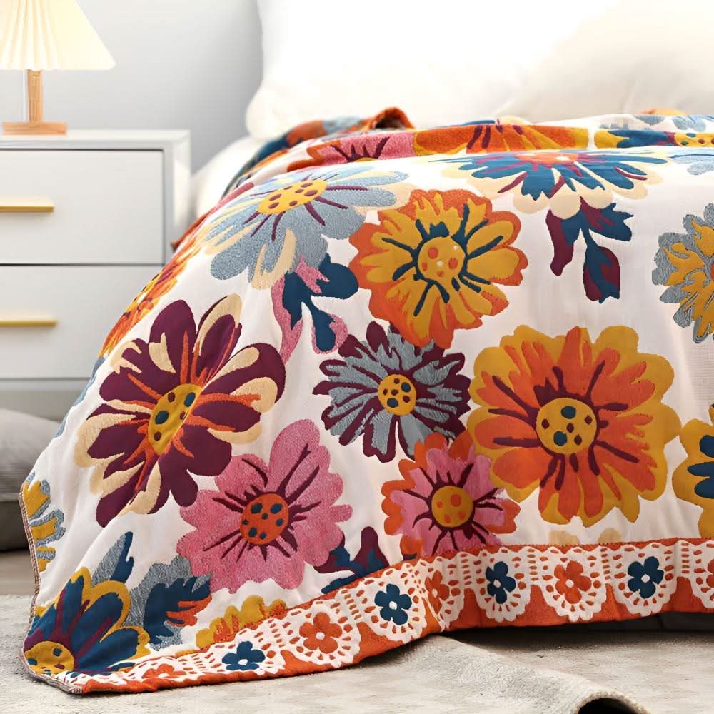 BloomBright - Zachte Stoffen Deken