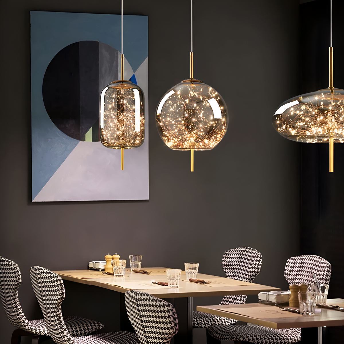 Nordic Luxe Moderne Glazen Hanglamp