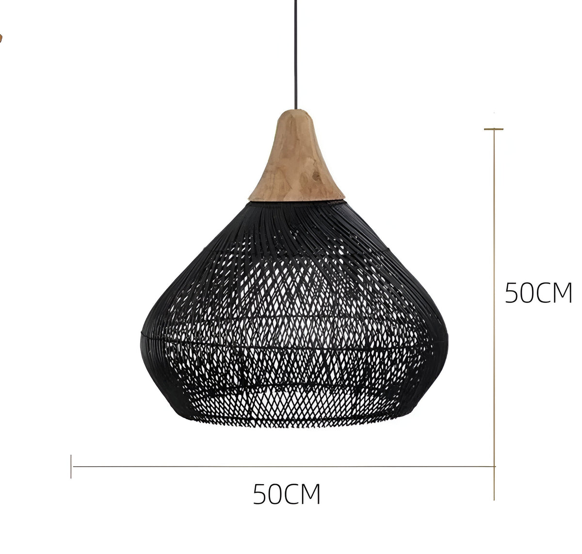 Boho Stijl Rieten Hanglamp