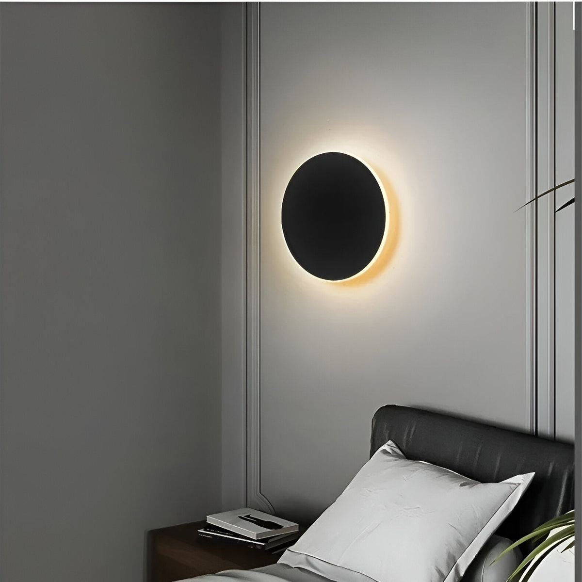 Moderne Nordic Ronde Aluminium Minimalistische LED Wandlamp