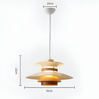 Aurora van Stilte Nordic IJzeren Hanglamp