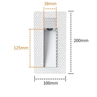 Nordic Frameless Trap LED Sensor Metaal Wandlamp