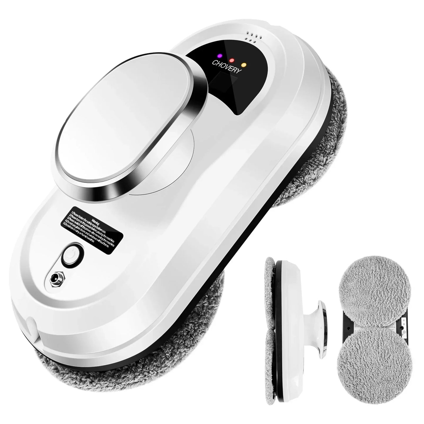 CleanBot Raamreiniger Robot – Slim en Handsfree met Afstandsbediening voor Streepvrije Ramen