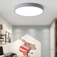 Nordic Macaron Ronde LED Plafondlamp