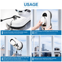 CleanBot Raamreiniger – Slim en Handsfree met Afstandsbediening voor Streeploze Ramen