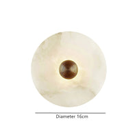 Alabaster Stralings Minimalistische Elegantie Wandlamp