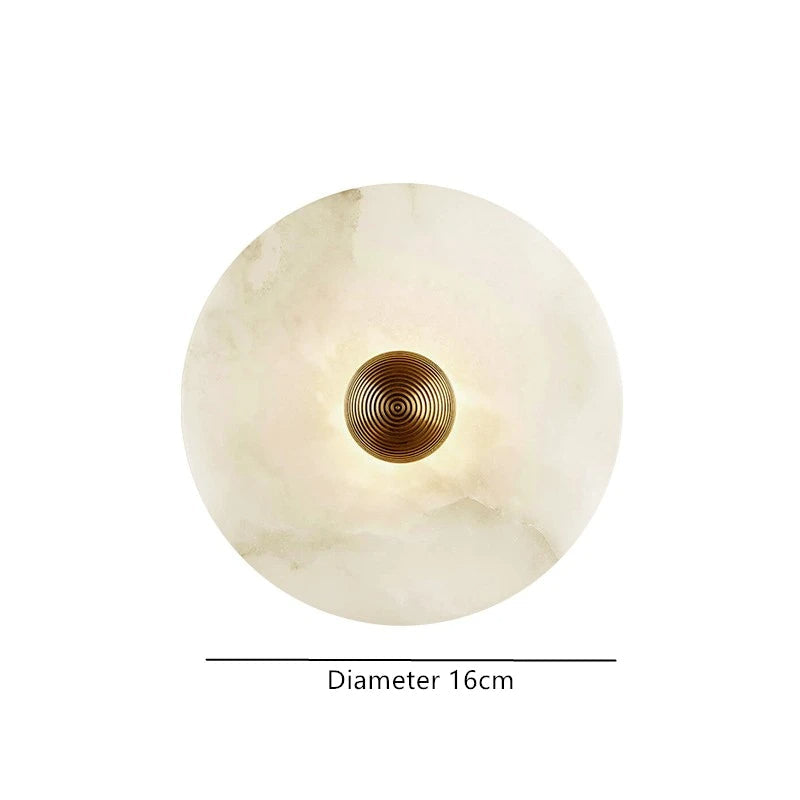 Alabaster Stralings Minimalistische Elegantie Wandlamp