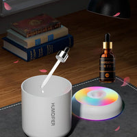 Brehn | MINI LUCHTBEVOCHTIGER MET AROMATHERAPIE - USB-AANGEDREVEN - PERFECT VOOR AUTO EN SLAAPKAMER