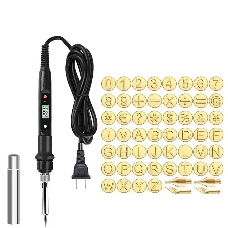 EngravePro – Elektrische pen voor hout met alfabetische punten voor gedetailleerde gravures
