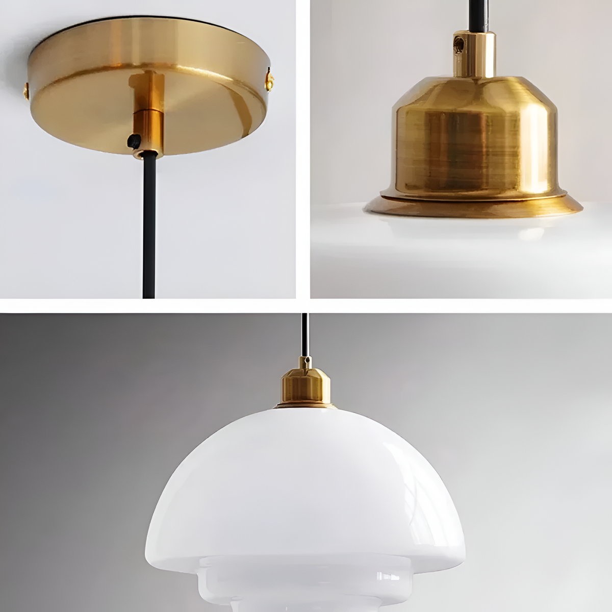 De Parel van Art Deco Glas Hanglamp