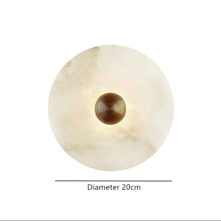Alabaster Stralings Minimalistische Elegantie Wandlamp