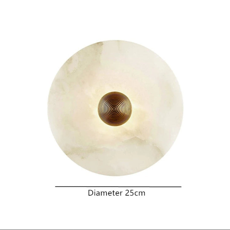Alabaster Stralings Minimalistische Elegantie Wandlamp