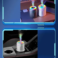 Brehn | MINI LUCHTBEVOCHTIGER MET AROMATHERAPIE - USB-AANGEDREVEN - PERFECT VOOR AUTO EN SLAAPKAMER