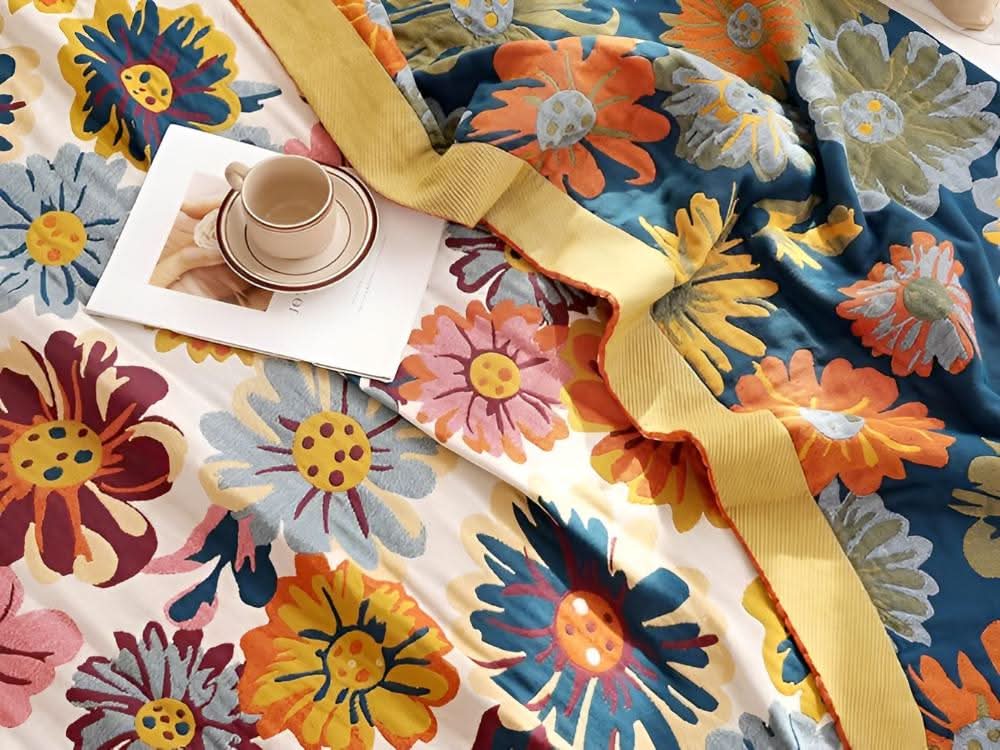 BloomBright - Zachte Stoffen Deken