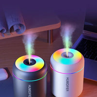 Brehn | MINI LUCHTBEVOCHTIGER MET AROMATHERAPIE - USB-AANGEDREVEN - PERFECT VOOR AUTO EN SLAAPKAMER