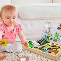 Magnetisch teken- en puzzelbord