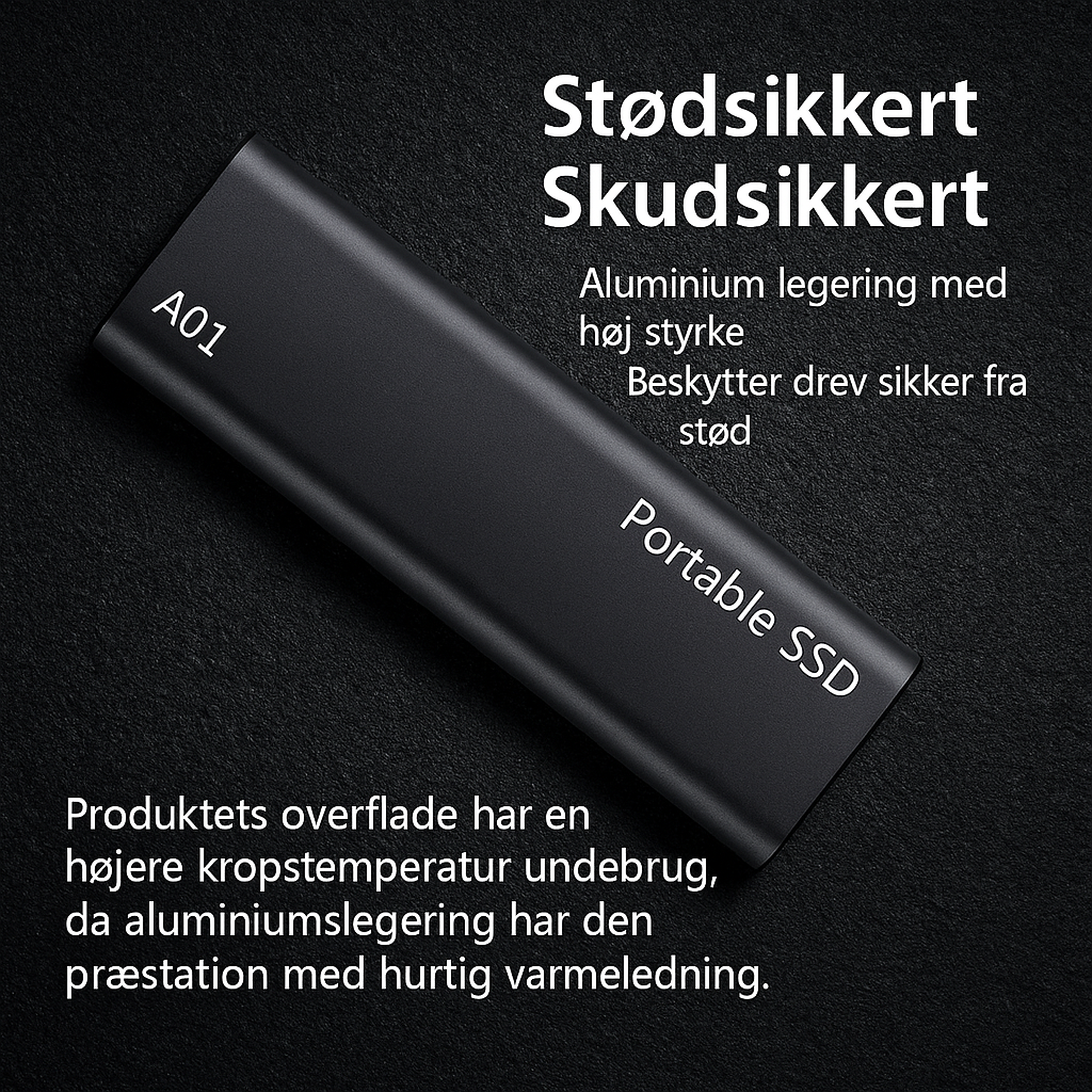 DriveBox | Compatto 4 TB USB-C Opslag voor Werk & Reis