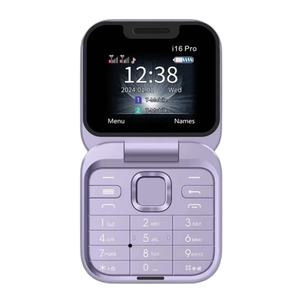 Klein opvouwbare mobiele telefoon met dubbele simkaart