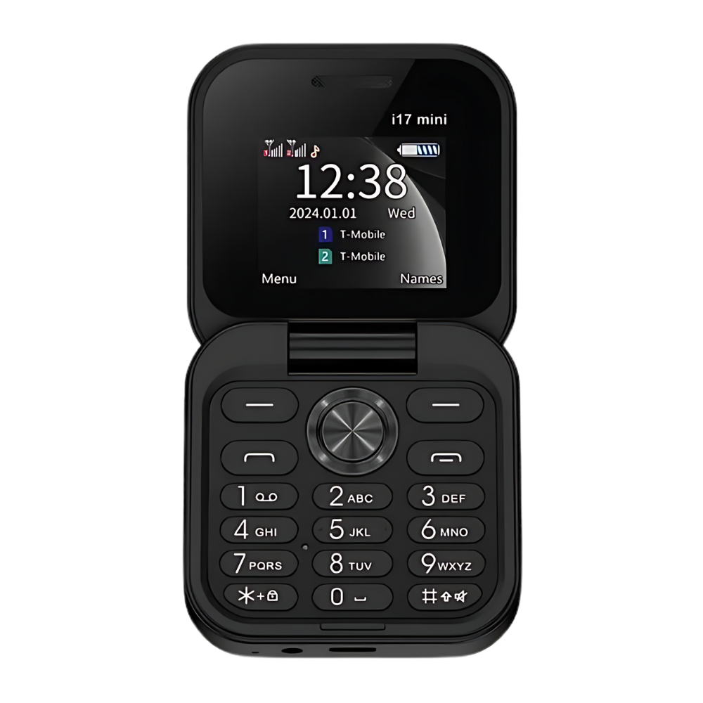 Klein opvouwbare mobiele telefoon met dubbele simkaart