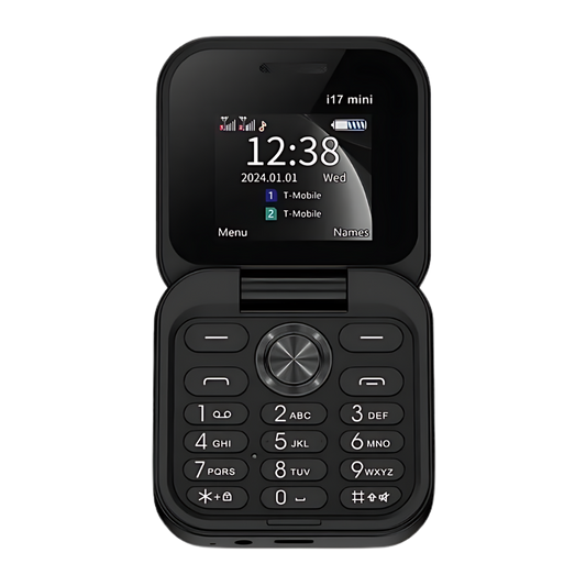 Klein opvouwbare mobiele telefoon met dubbele simkaart