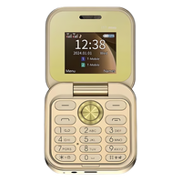 Klein opvouwbare mobiele telefoon met dubbele simkaart