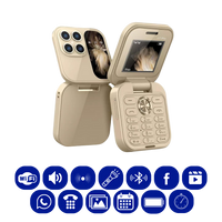 Klein opvouwbare mobiele telefoon met dubbele simkaart