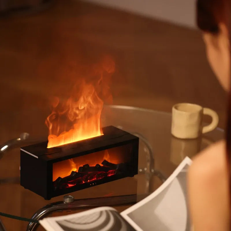 Aroma Diffuser | Elektrische Geurlamp met Vlammenoptiek | GeurVlam