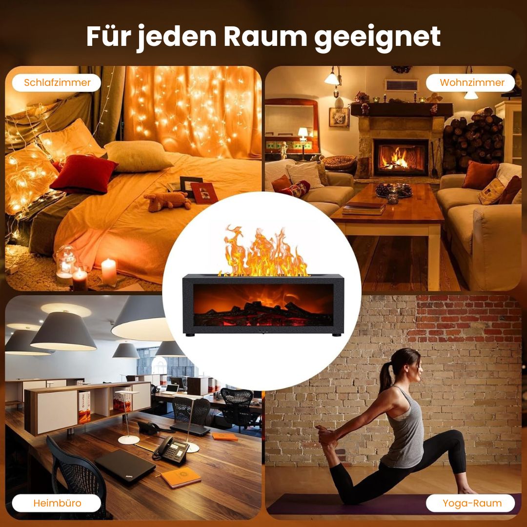 Aroma Diffuser | Elektrische Geur Lamp met Vlam Effect | GeurVlam