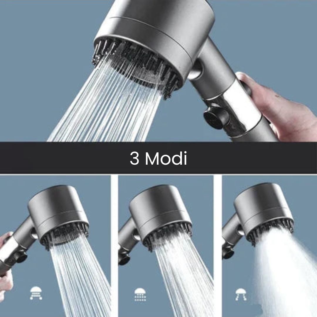 Douchesproeier met Filter & 3 Modi | Waterbesparende Douchesproeier | WaterLux